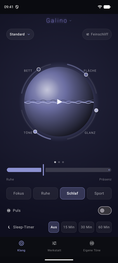 Galino für Android — Orb Schlaf