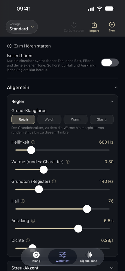 Galino — Werkstatt